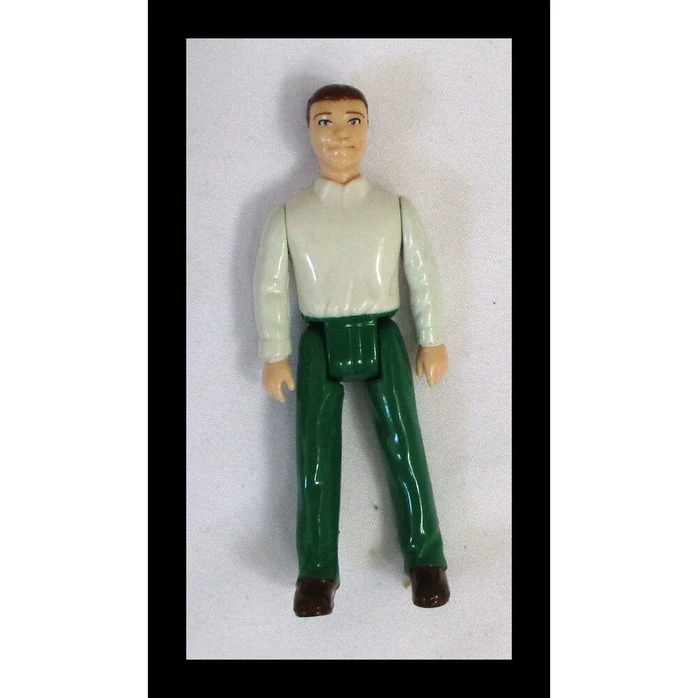 Fisher Price Sweet Streets Dad White Shirt & Green Pants